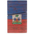 Haiti Flag Dark Wood PS5 Slim Disk Console Skin